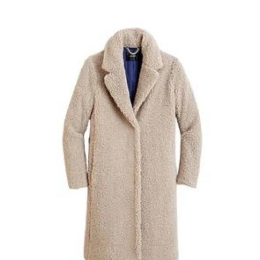 J. Crew Teddy Coat size Small - Picture 1 of 9